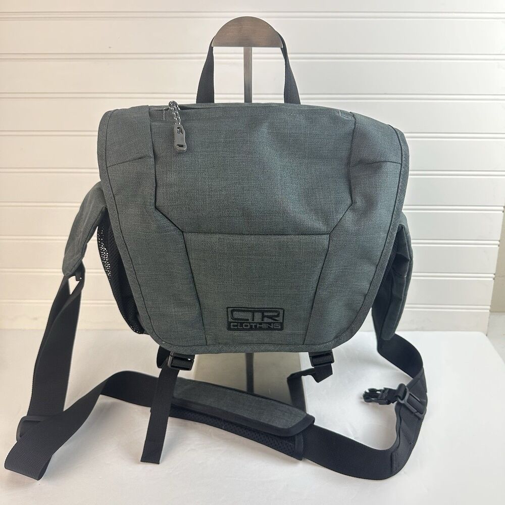 Mountainsmith CTR Missionary Gray Messenger Bag Shoulder Crossbody Commuter
